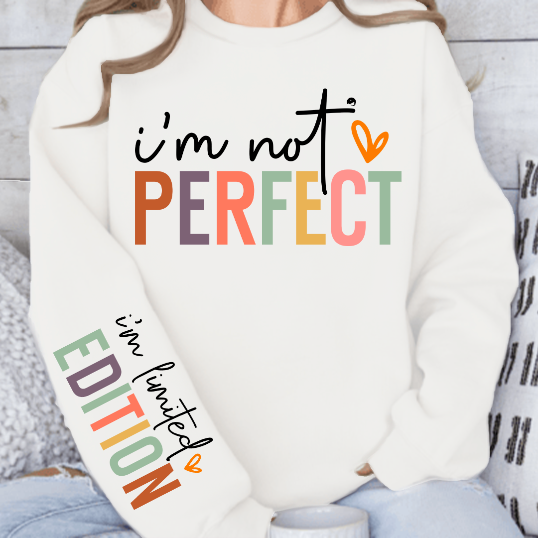Sweatshirt Unisex I'm not perfect