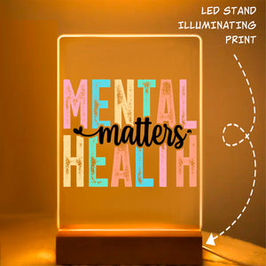 Glass Acrylic Mental Health Matters