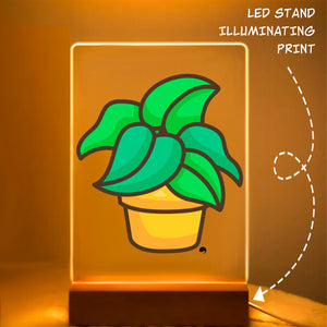 Glass Acrylic The Flower