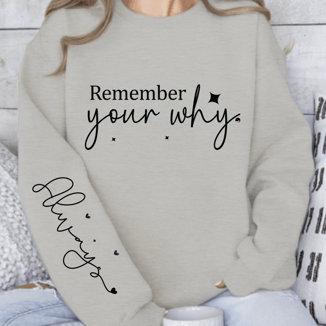 Sweatshirt Unisex Remember your why