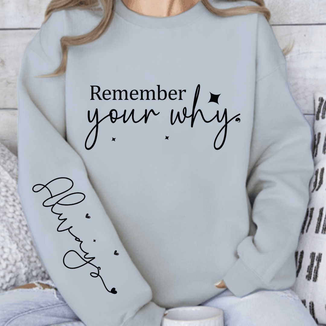 Sweatshirt Unisex Remember your why