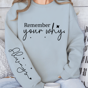 Sweatshirt Unisex Remember your why