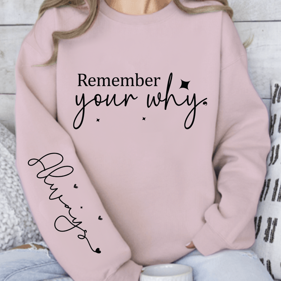 Sweatshirt Unisex Remember your why