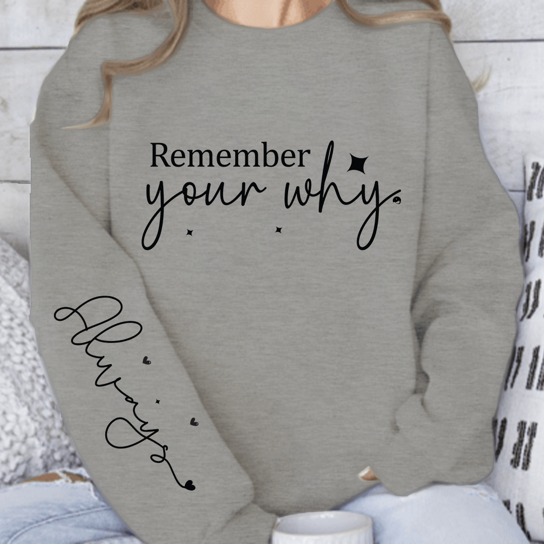 Sweatshirt Unisex Remember your why