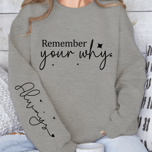Sweatshirt Unisex Remember your why
