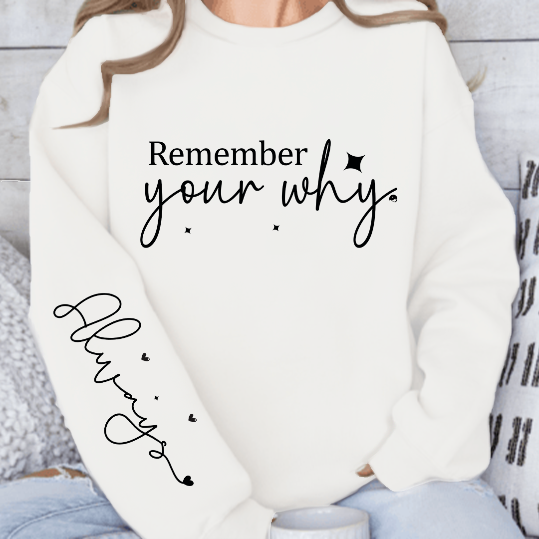 Sweatshirt Unisex Remember your why
