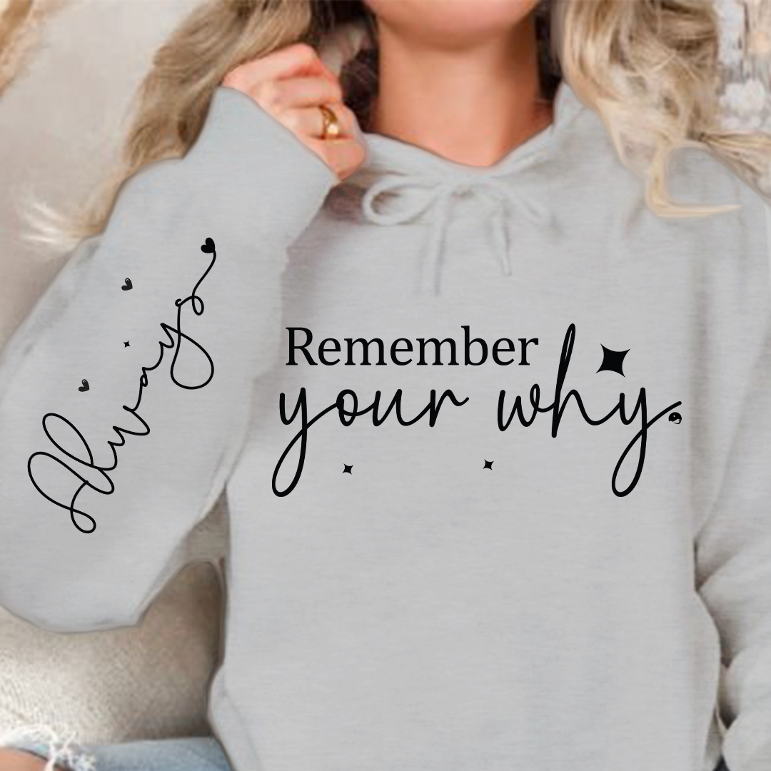 Hoodie Unisex Remember your why