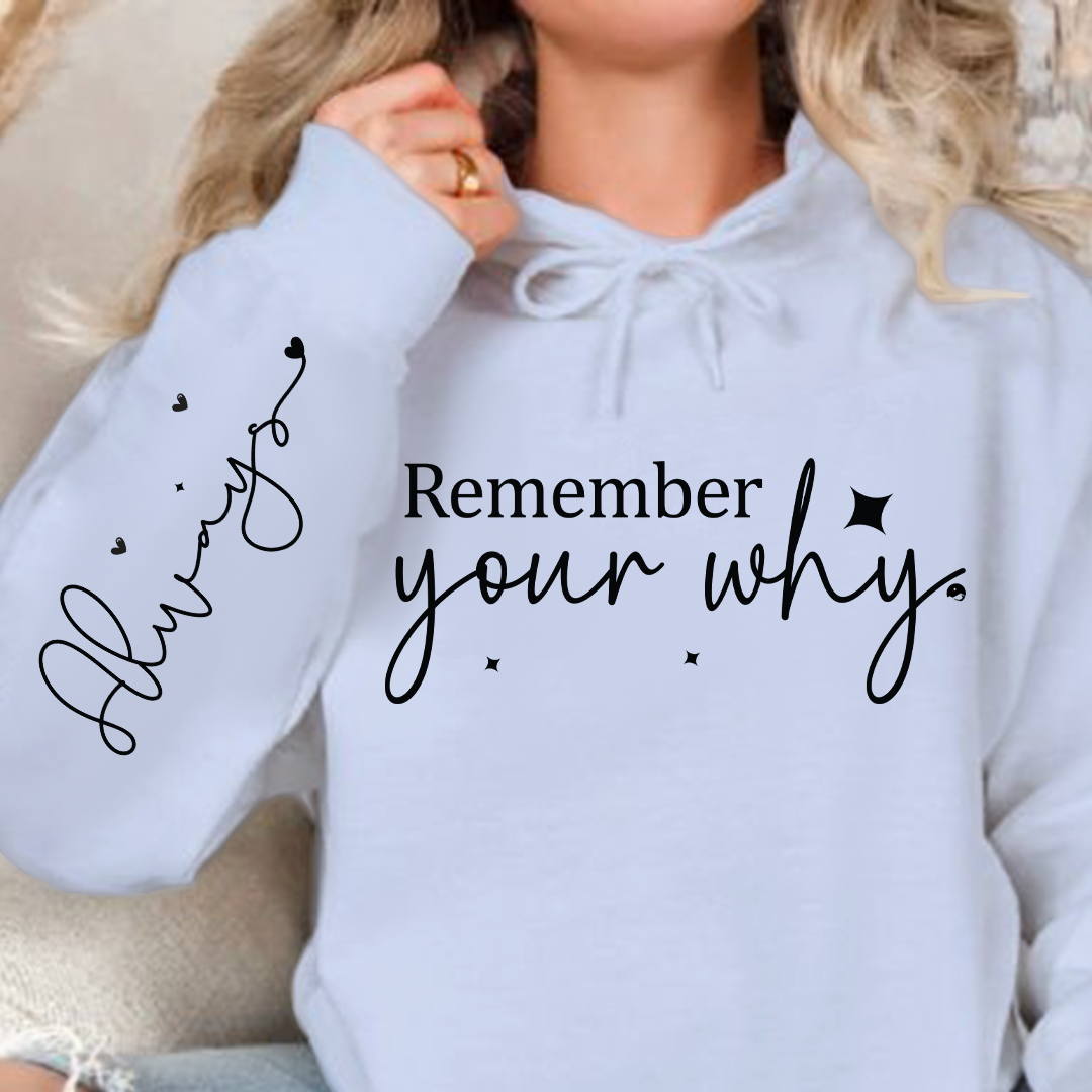Hoodie Unisex Remember your why