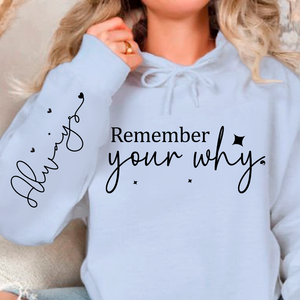 Hoodie Unisex Remember your why