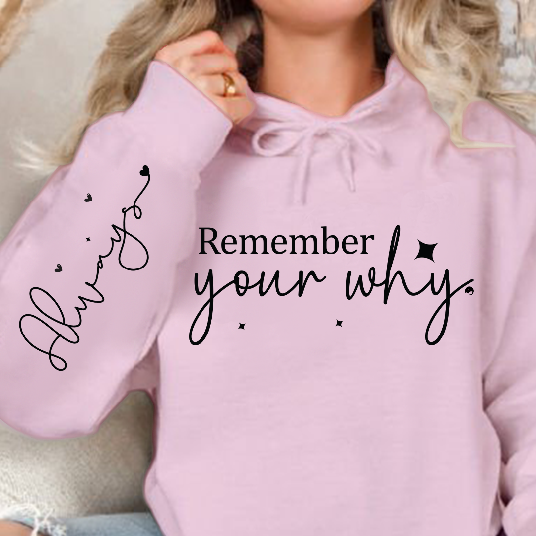 Hoodie Unisex Remember your why