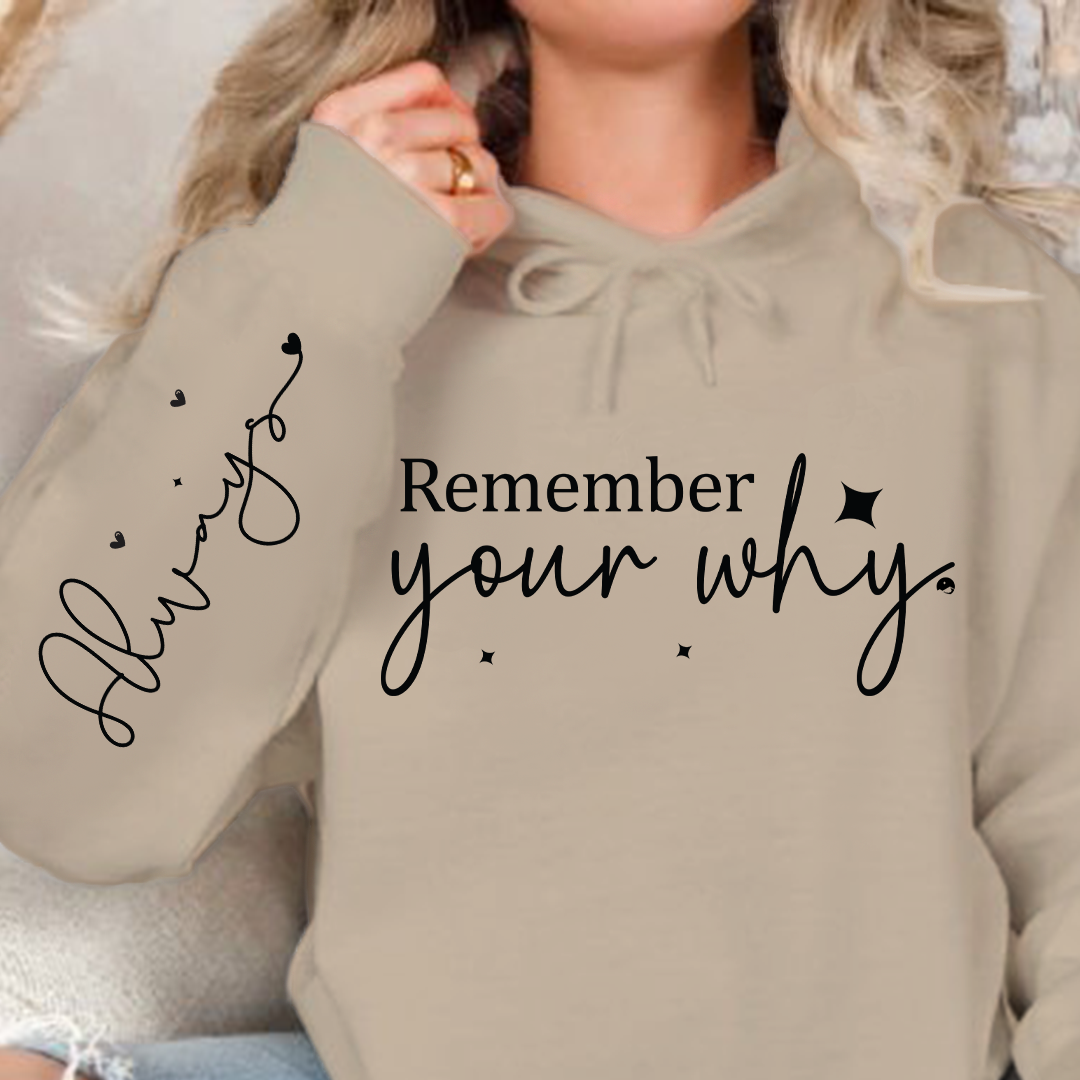 Hoodie Unisex Remember your why