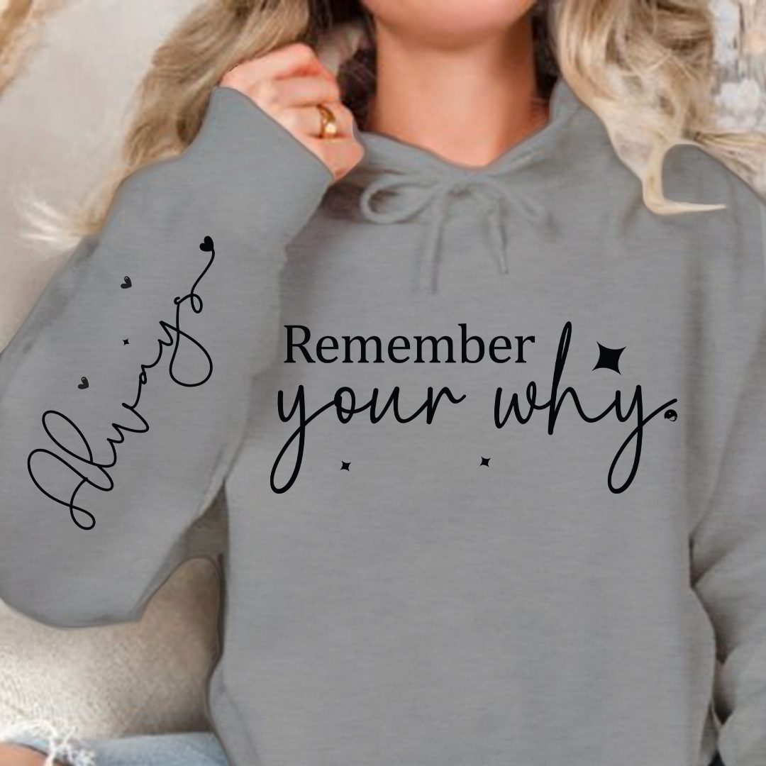 Hoodie Unisex Remember your why