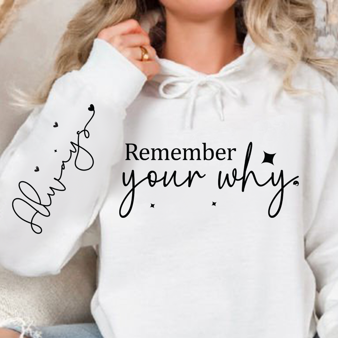 Hoodie Unisex Remember your why