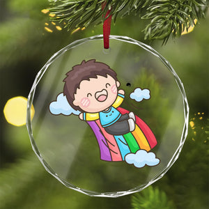 Crystal Glass Ornament The Rainbow