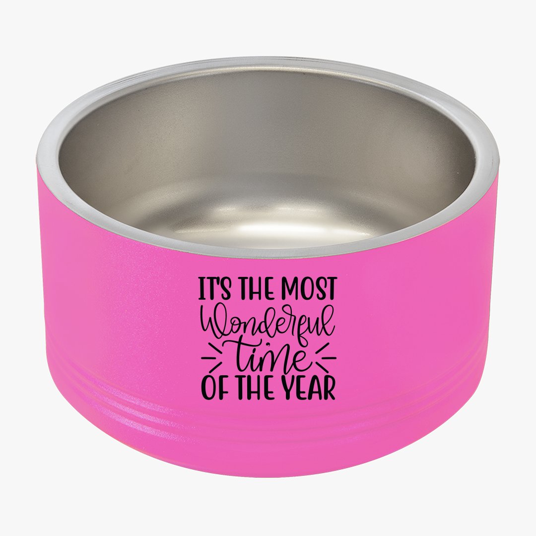 Pet Bowl It's The Most Wonderful Time Of The Year