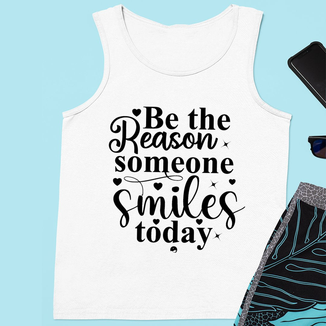 Unisex Jersey Tank Be The Reason Someone Smiles Today