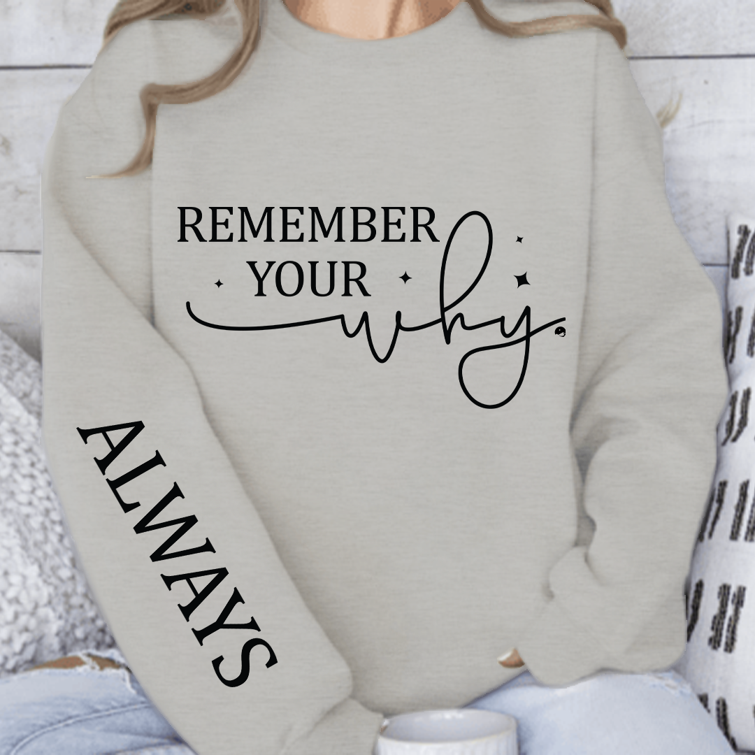 Sweatshirt Unisex Remember your why