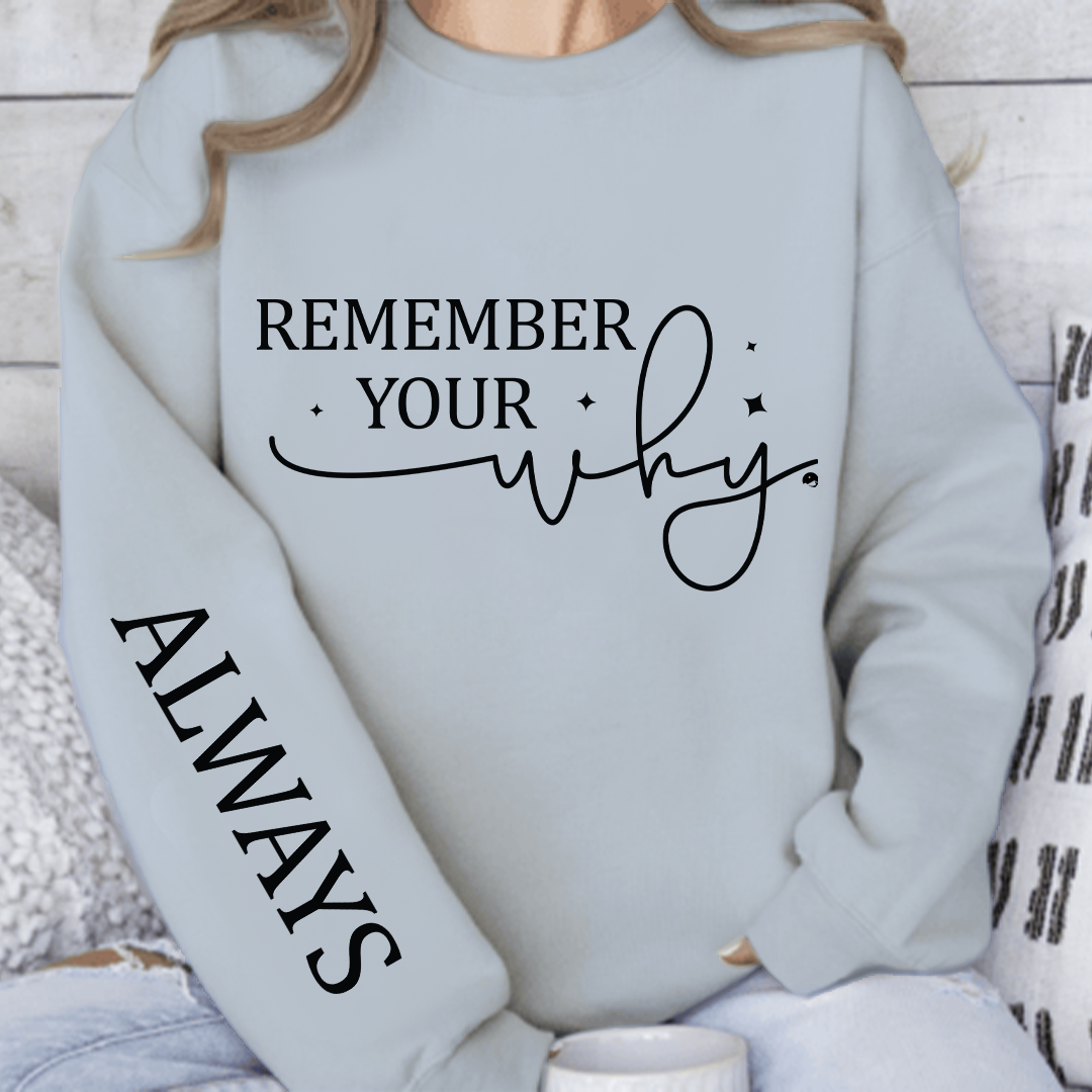 Sweatshirt Unisex Remember your why