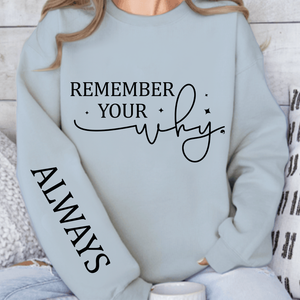 Sweatshirt Unisex Remember your why