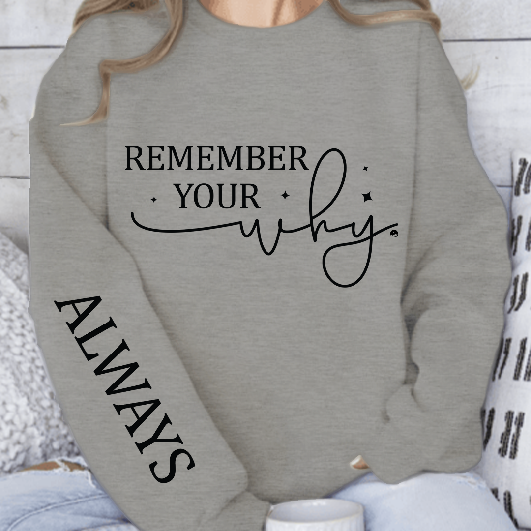 Sweatshirt Unisex Remember your why