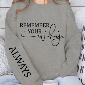Sweatshirt Unisex Remember your why