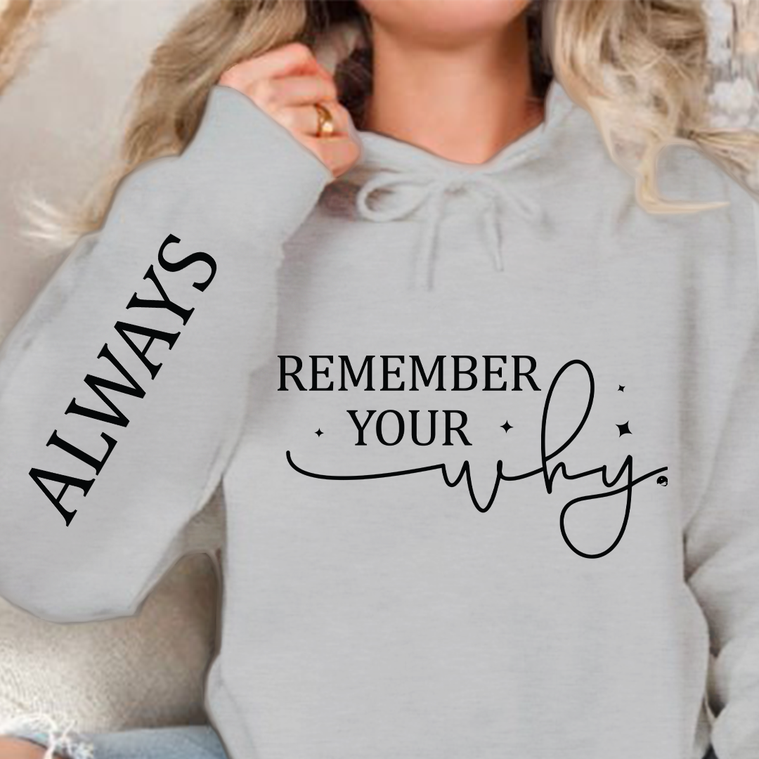Hoodie Unisex Remember your why