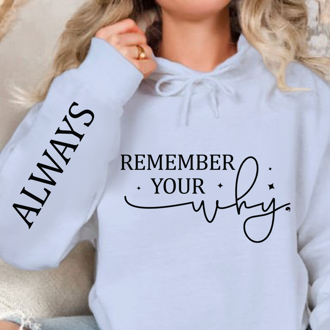 Hoodie Unisex Remember your why