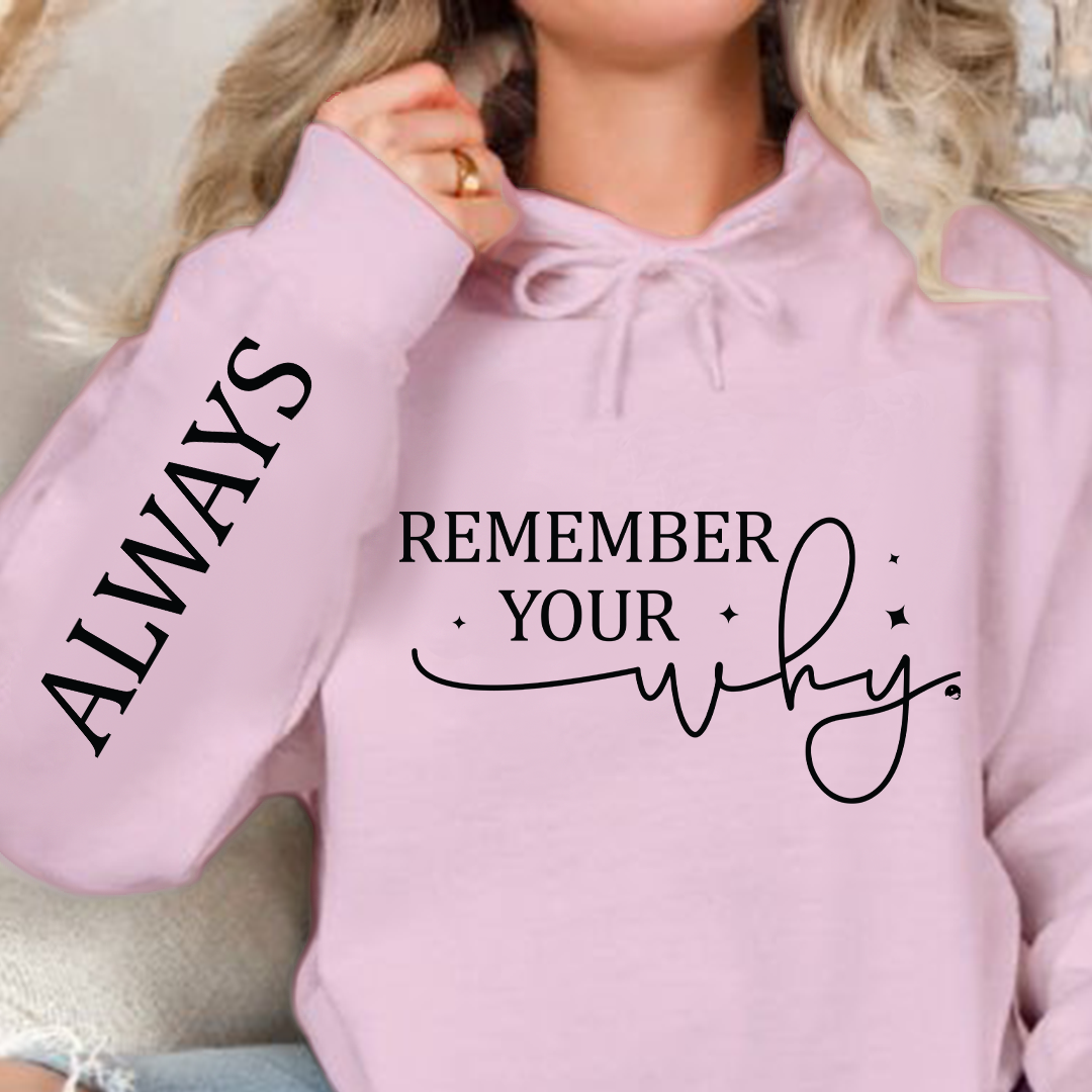 Hoodie Unisex Remember your why