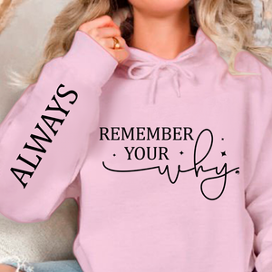 Hoodie Unisex Remember your why