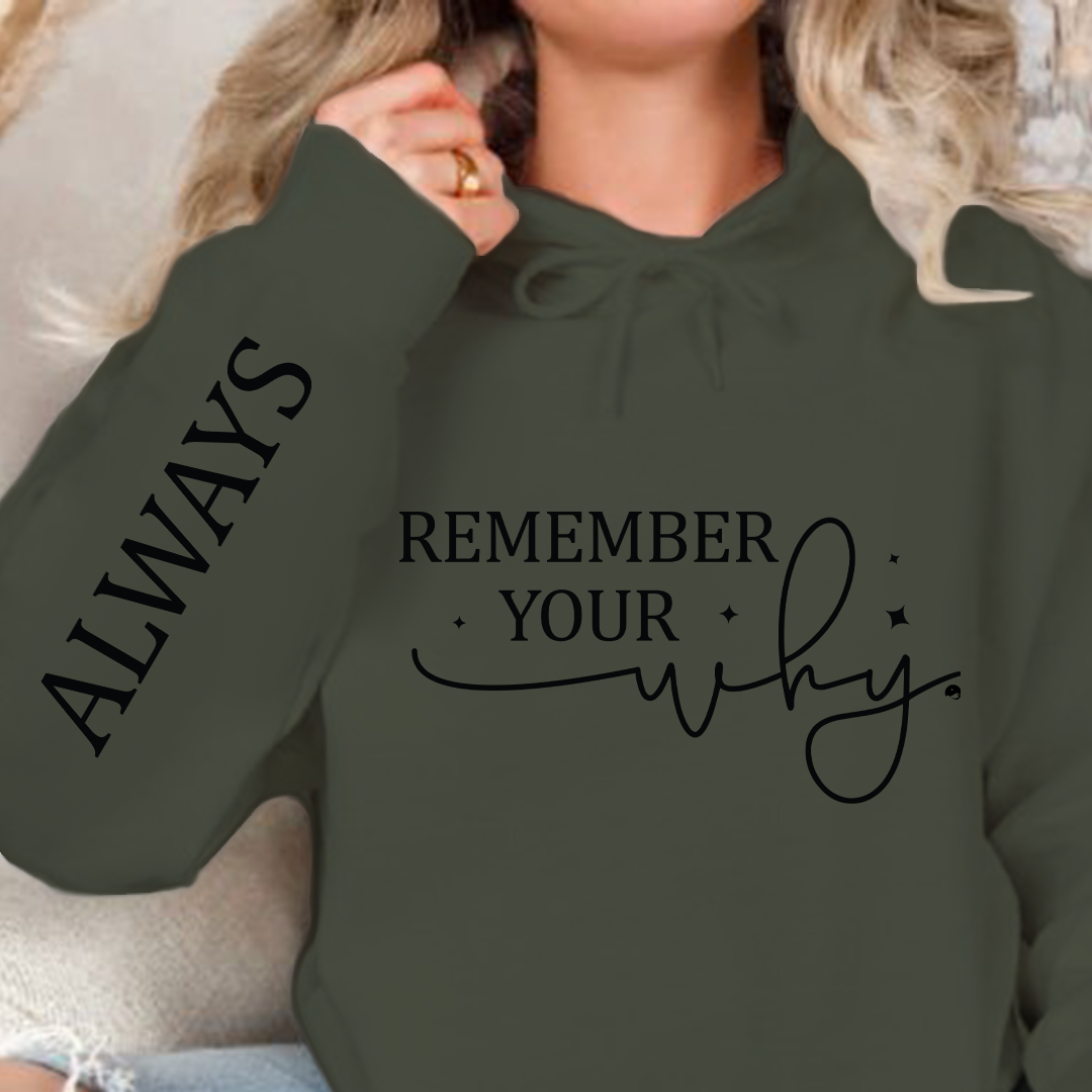 Hoodie Unisex Remember your why