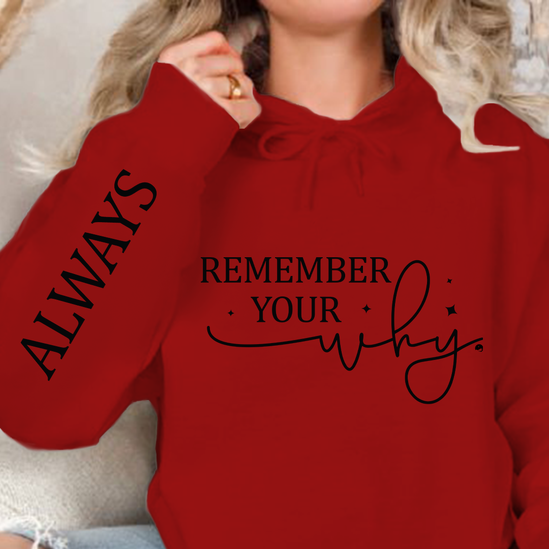 Hoodie Unisex Remember your why