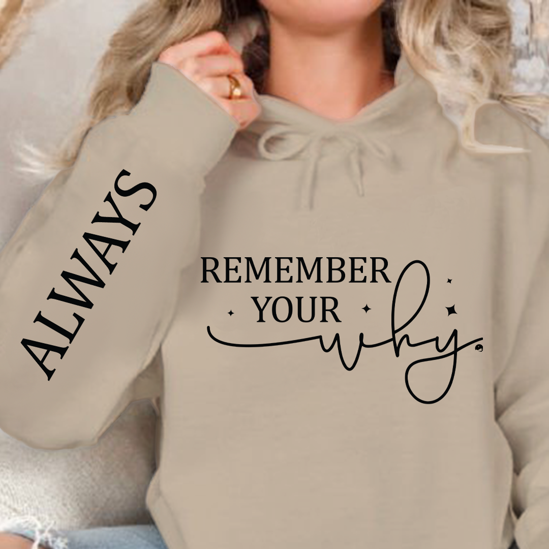 Hoodie Unisex Remember your why