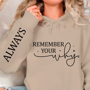 Hoodie Unisex Remember your why