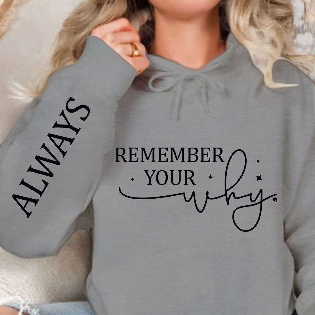 Hoodie Unisex Remember your why