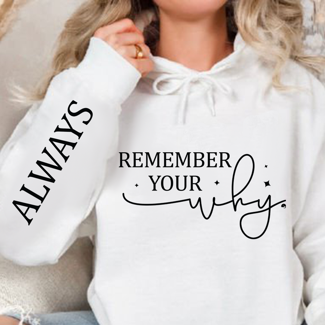 Hoodie Unisex Remember your why