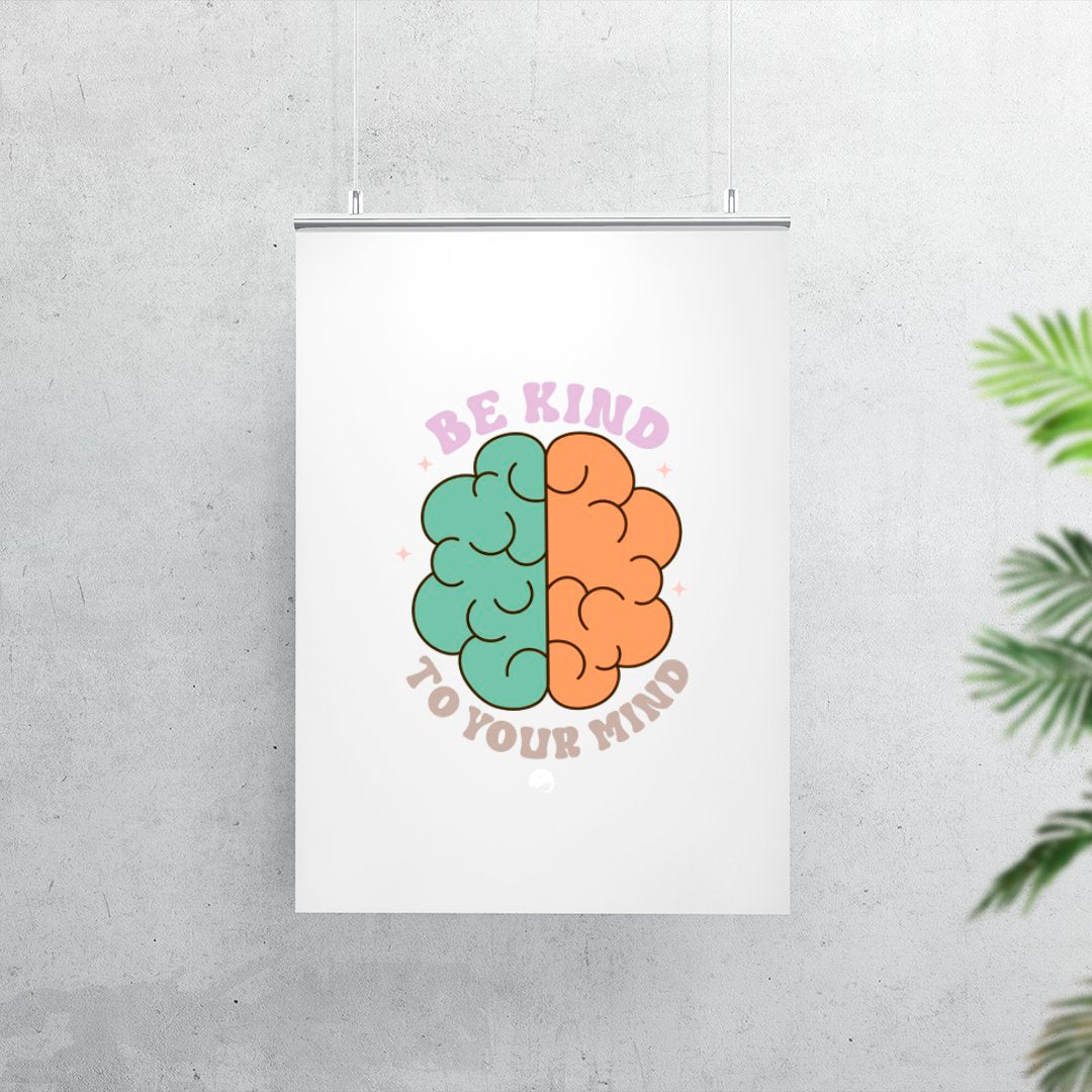 Matte Vertical Posters Be Kind To Your Mind