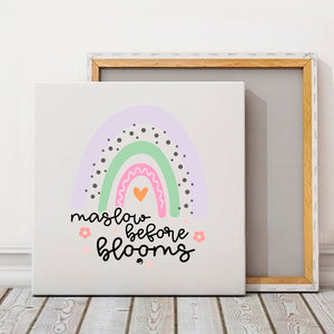 Square Stretched Canvas Maslow Before Blooms