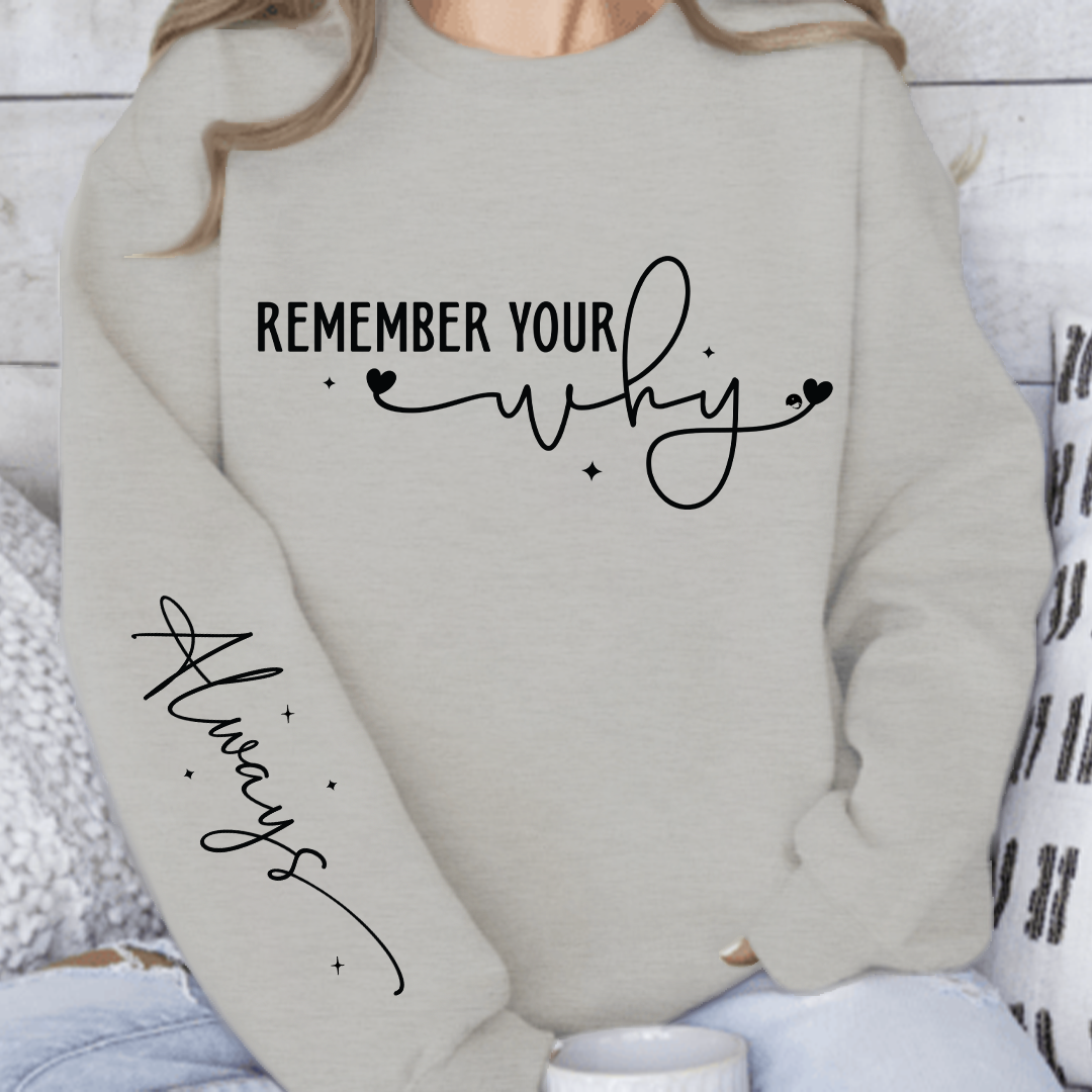 Sweatshirt Unisex Remember your why