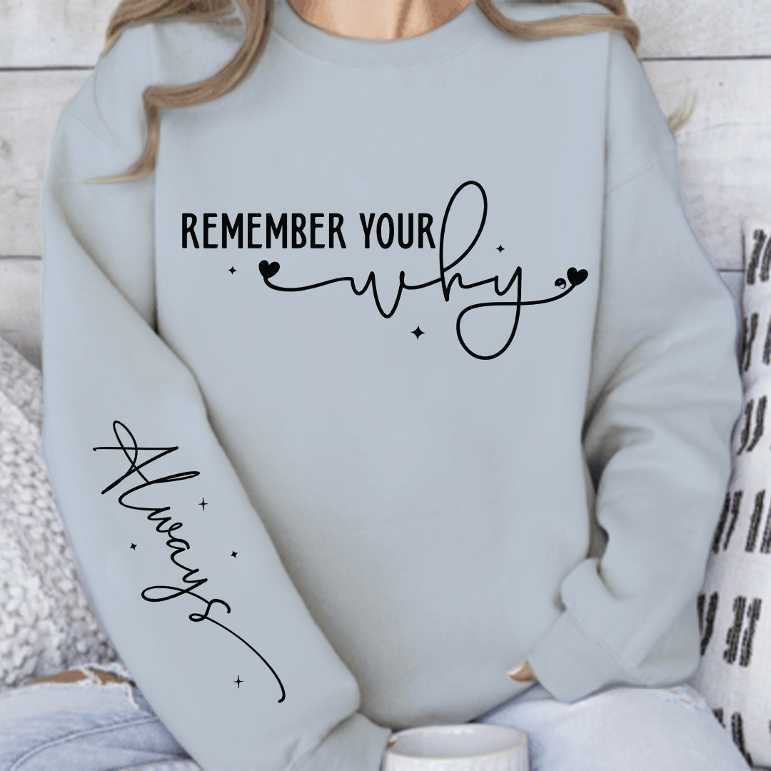 Sweatshirt Unisex Remember your why