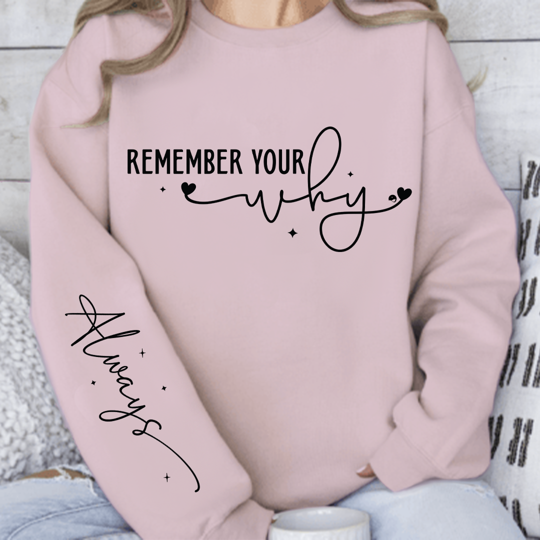 Sweatshirt Unisex Remember your why