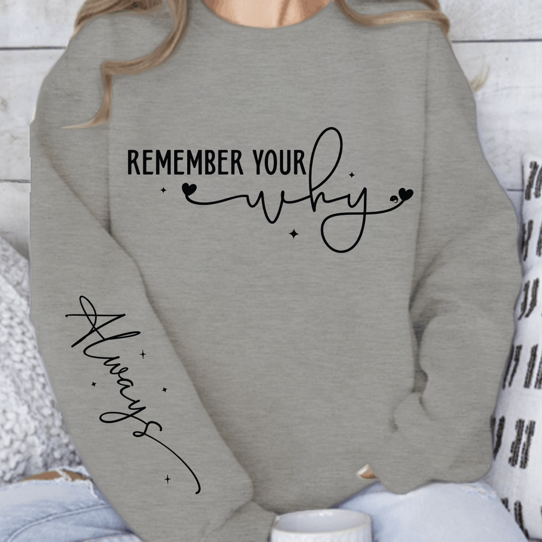 Sweatshirt Unisex Remember your why