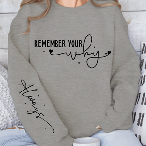 Sweatshirt Unisex Remember your why