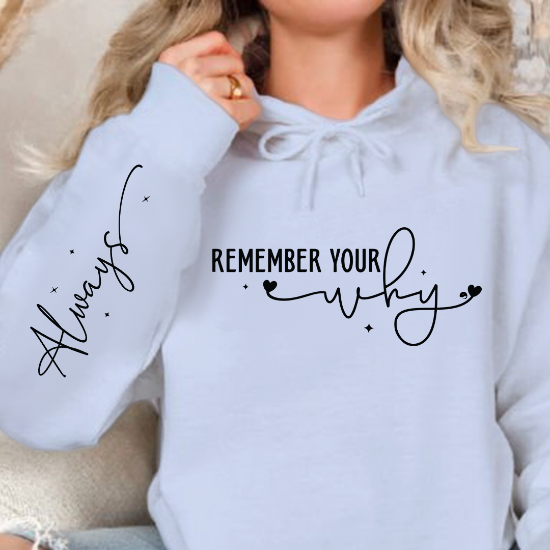 Hoodie Unisex Remember your why