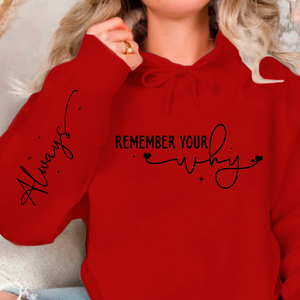 Hoodie Unisex Remember your why