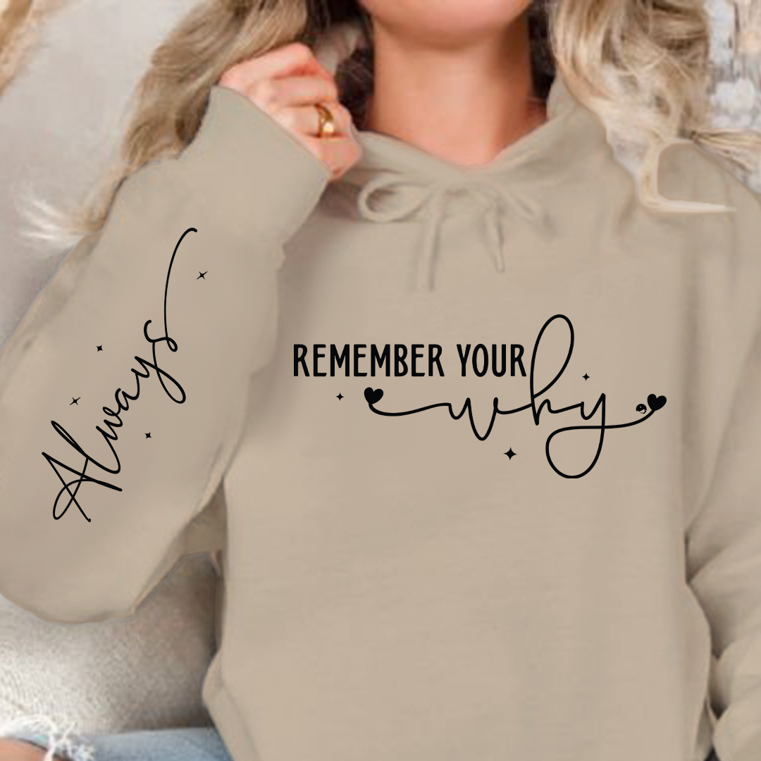 Hoodie Unisex Remember your why