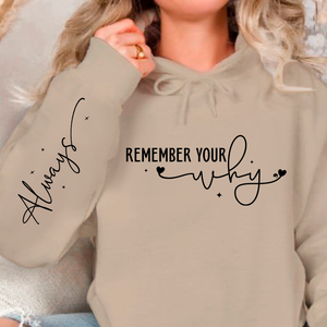 Hoodie Unisex Remember your why