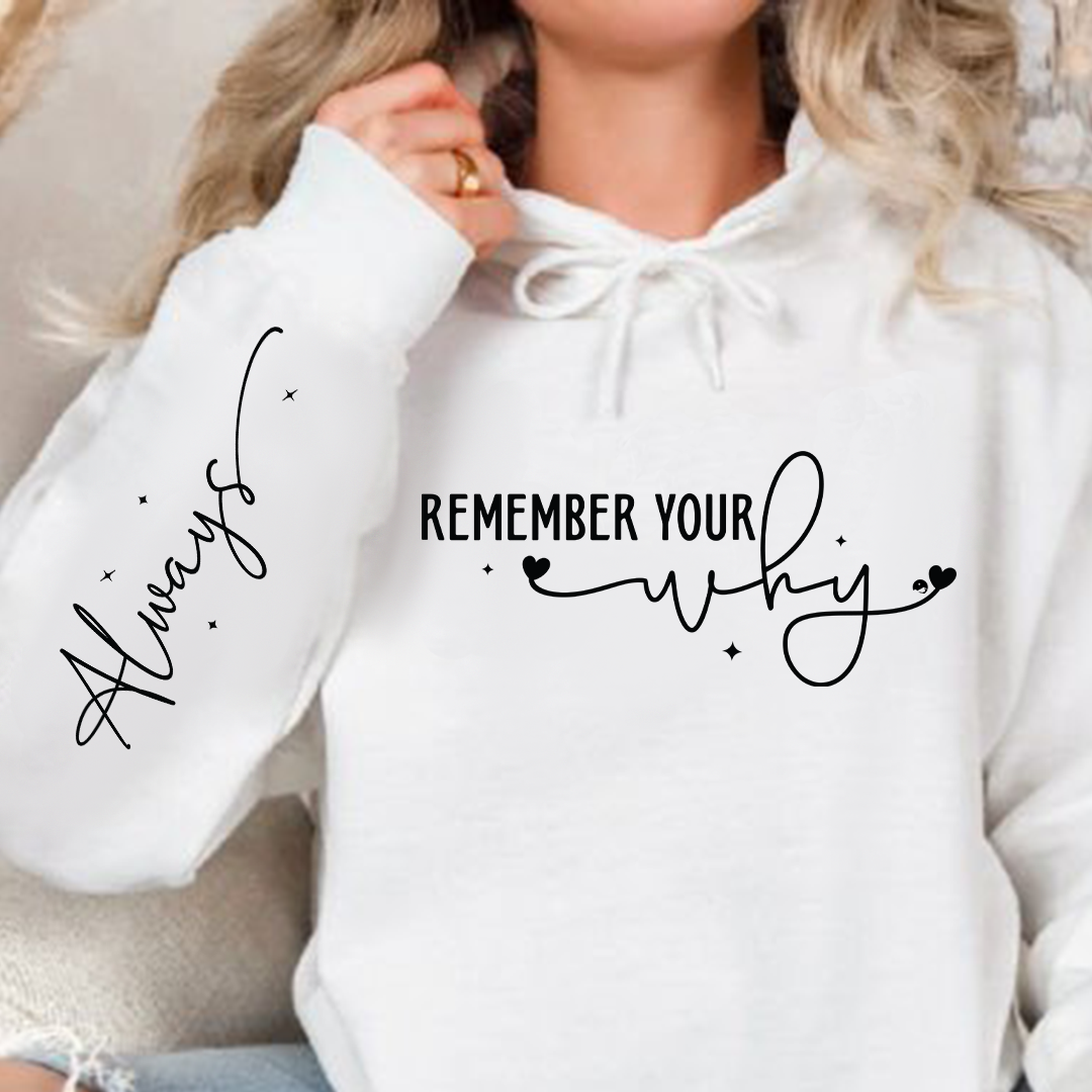 Hoodie Unisex Remember your why