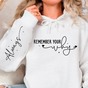 Hoodie Unisex Remember your why