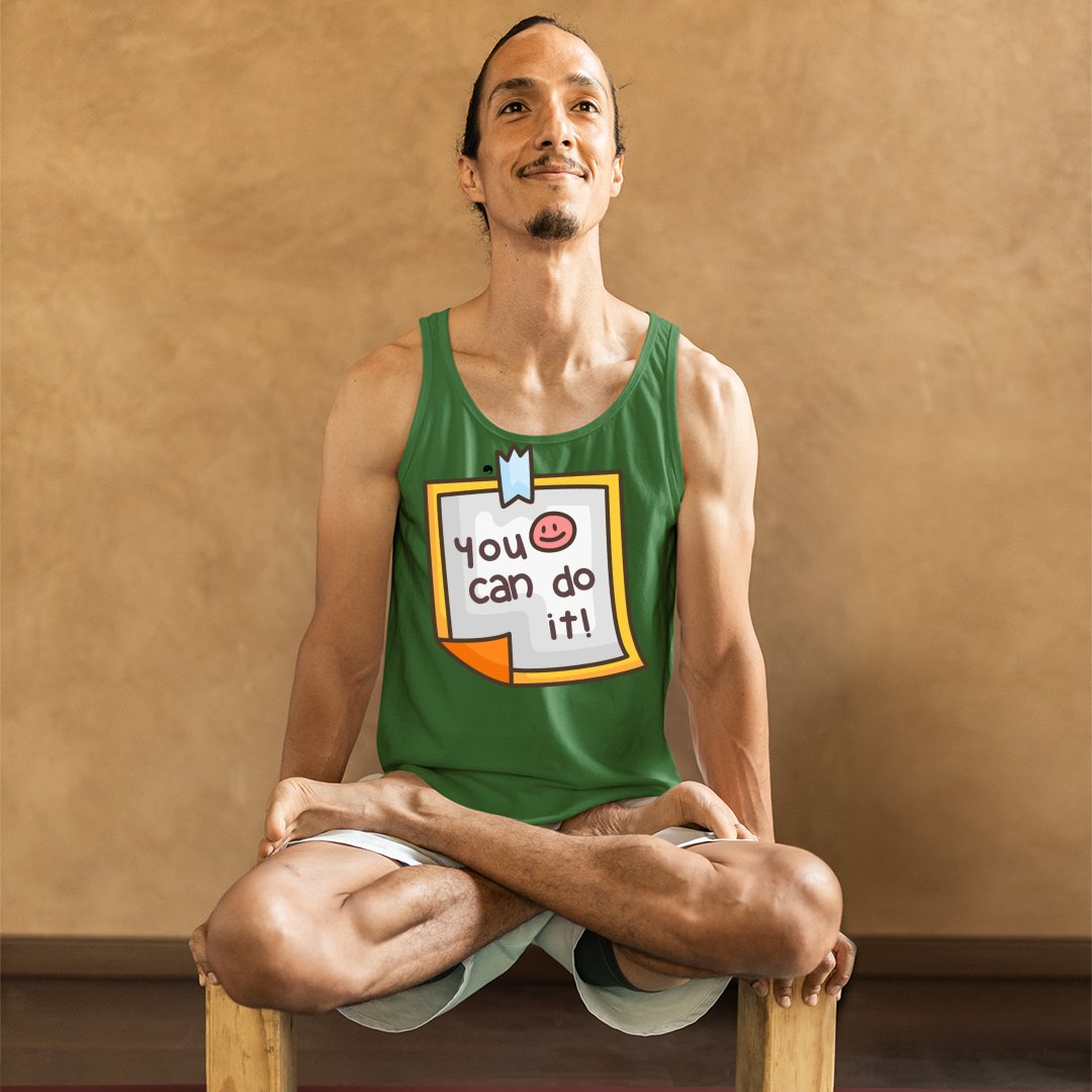 Unisex Jersey Tank You Can Do It