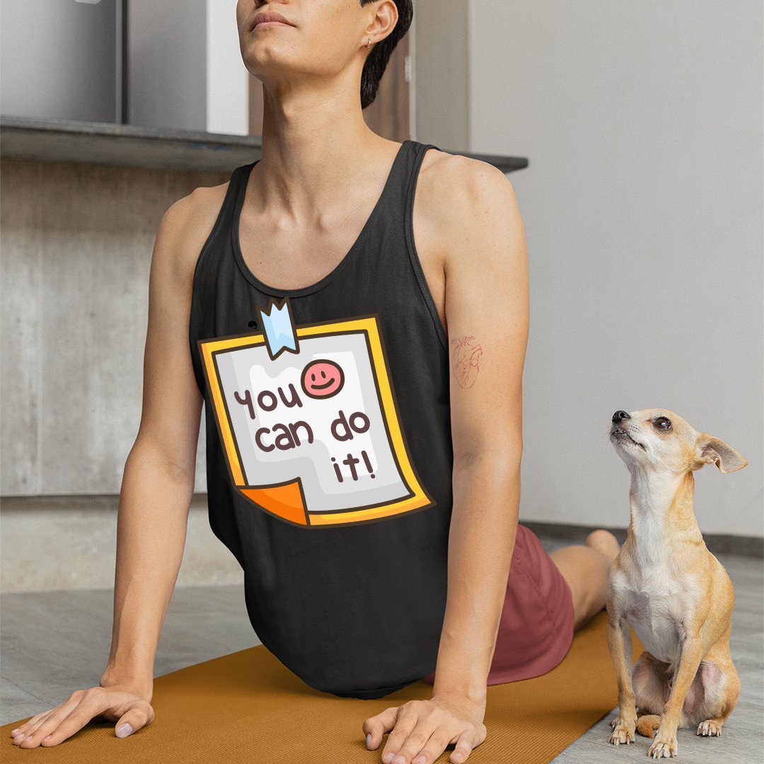 Unisex Jersey Tank You Can Do It